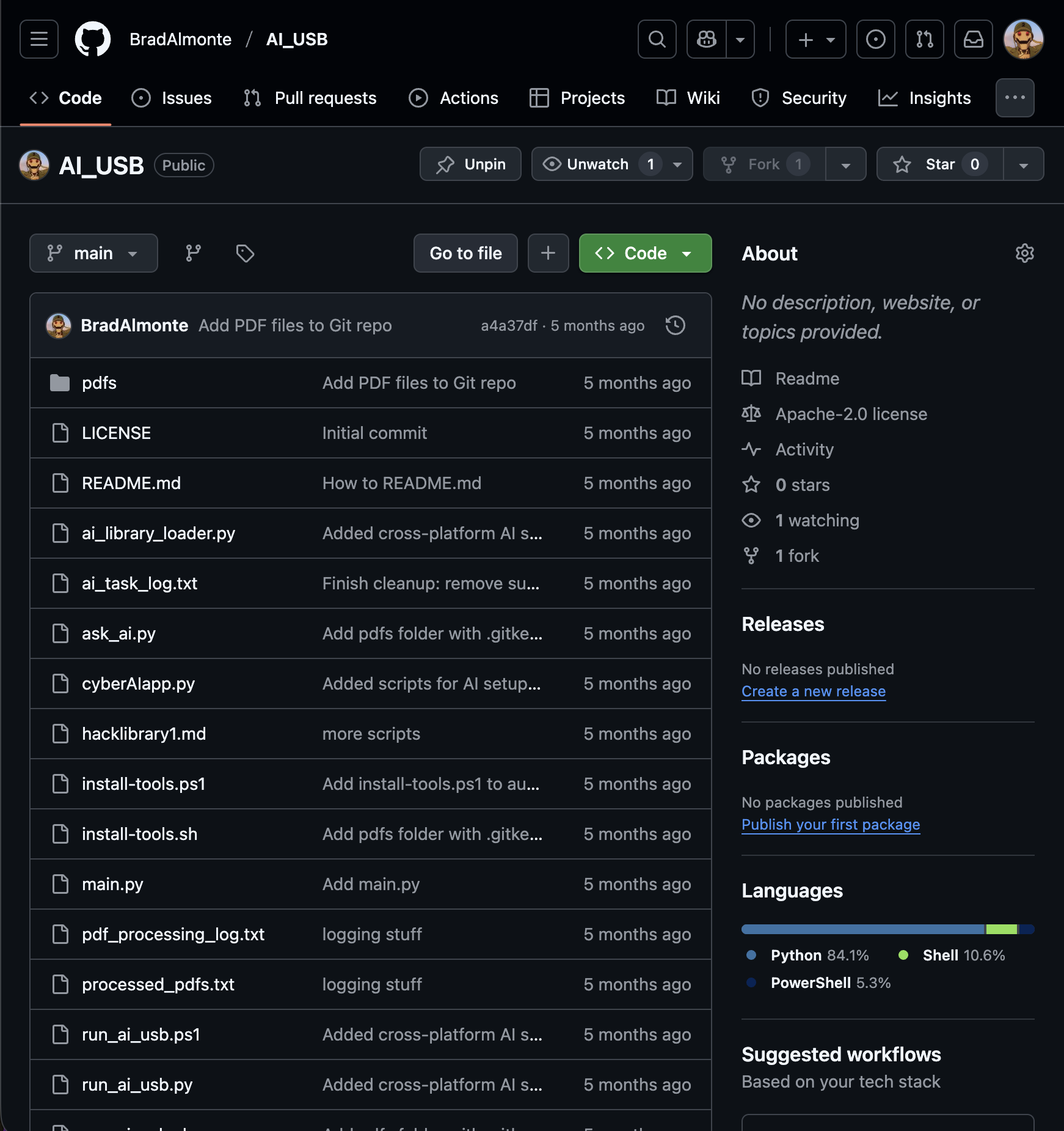 AI_USB project preview