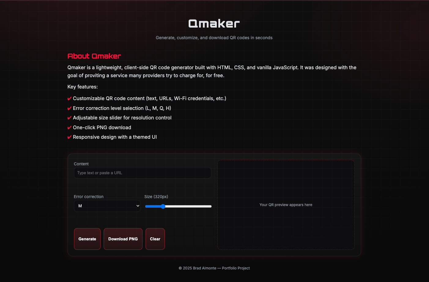 Qmaker preview